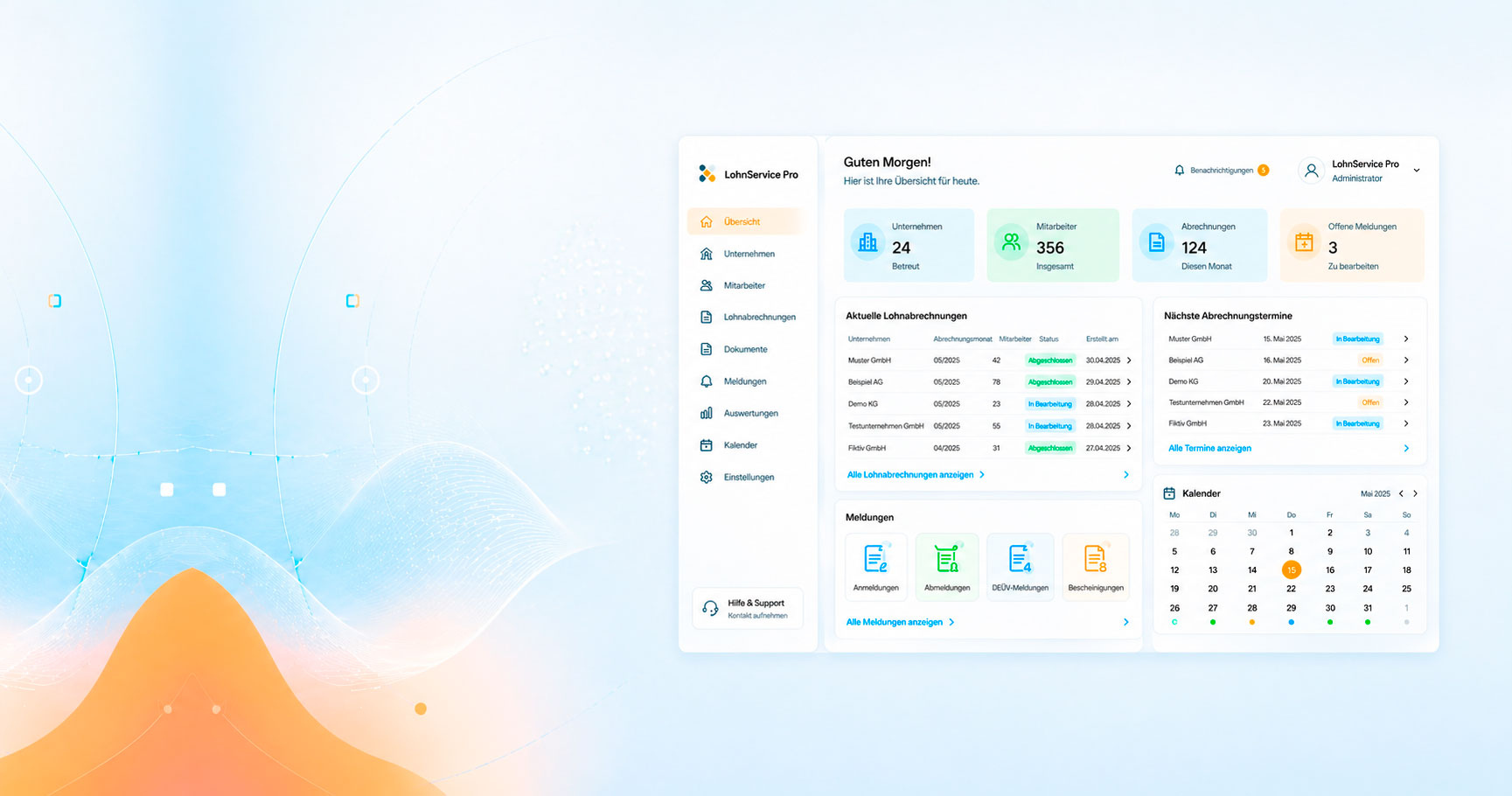 Lohn- und Gehaltsabrechnung bei zeitconcept